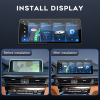 12.3 inç kablosuz CarPlay Android 14 araba multimedya ekran BMW 3 serisi F30 NBT 2013-2017 için