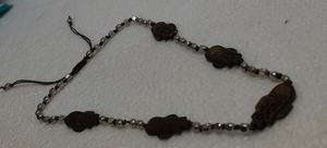 สร้อยคอรูปมงกุฎประดับด้วยหินทำมือและไข่มุกเทียม ดีไซน์ทันสมัยสำหรับผู้หญิง ประดับด้วยหินอาเกต เหมาะสำหรับงานปาร์ตี้ - Product Image 2