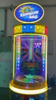 Machine de jeu d'arcade à pièces de monnaie pour parc d'attractions, machine à loterie à chute de boules, distributeur automatique de boules rebondissantes, équipement de divertissement