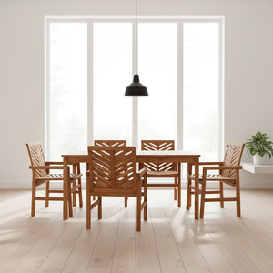 Restaurant Table With <b>4</b> <b>Chairs</b> of Solid Wood - Product Image 1