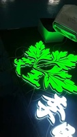 Enseigne extérieure personnalisée 3D LED avec cadre en acier inoxydable, panneau acrylique, transformateur mural, télécommande, pour bureau/boutique/mariage/bar/bâtiments