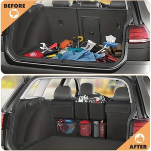 Sacs de rangement séparables et sacs d'organisation dans le coffre des voitures en tissu <span class=keywords><strong>Oxford</strong></span>; Sacs de rangement suspendus - Product Image 5