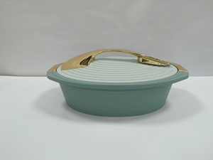 Juego de Servicio de Lujo para Banquetes, Olla Térmica Aislada de 4L, 5L y 6L con Acabado Mate y Asas Doradas, 3 Piezas - Product Image 3