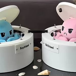 Peluche Polpo Arrabbiato Interattivo, Giocattolo di Peluche Cartoonesco Carino, Regalo per Amici - Product Image 5