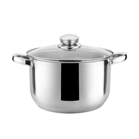 Ensembles d'ustensiles de cuisine en acier inoxydable Vente en gros Ustensiles de cuisine Ensemble de casseroles à induction Casserole de haute qualité Noir 304 18/10