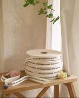 Ruban personnalisé pour fleuriste, impression de logo, ruban décoratif, ruban pour poignet, ruban pour cadeau de mariage, ceinture en soie