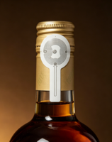 Etiqueta NFC RFID Antimanipulación Desechable con Logotipo Personalizado, Adhesivo Antimanipulación para Botellas de Vino
