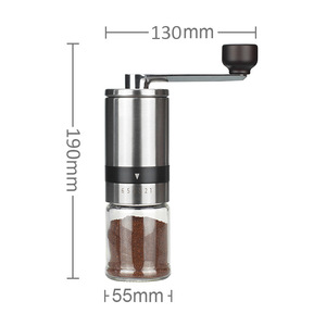 เครื่องบดกาแฟแบบ<span class=keywords><strong>มือ</strong></span><span class=keywords><strong>หมุน</strong></span>ขนาดเล็กพกพาสำหรับใช้ในบ้านและกิจกรรมกลางแจ้ง - Product Image 4