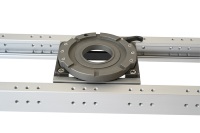 Rail de glissière pour caméra NSH Professional en alliage d'aluminium argenté, silencieux, stable, portable, longueur 80 cm