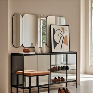 Plaques de verre miroir sans cadre en aluminium argenté 2-8 mm, tailles personnalisées pour salle de bain, salon, magasin, décoration murale - Product Image 5