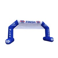 Arche gonflable de taille personnalisable pour les événements en plein air, ligne de départ et d'arrivée, souffleur d'air, produits gonflables publicitaires