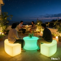 Ensemble de meubles lumineux LED, meubles de bar LED à changement de couleur RGB pour fête, événement, KTV, boîte de nuit, décoration de mariage