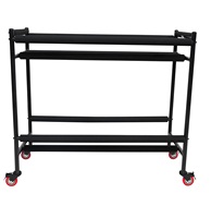 Snare Rack à deux niveaux Snare Drum Utility Rack Snare Rack de haute qualité pour le stockage