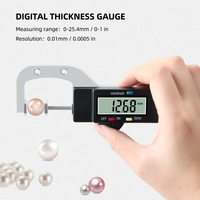 100% nouveau 0-25MM Auto pneu détection d'usure étrier haute précision ABS LCD affichage numérique jauge épaisse avec 1 an de garantie