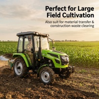 Tracteur multifonctionnel 4x4 de 40 CV avec moteur et pompe pour l'agriculture, les serres et autres applications