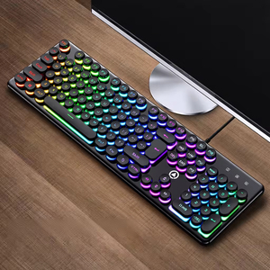 Mechanical Feel <b>Keyboard</b> ABS Wired RGB Backlit Gaming <b>Keyboard</b> for PC Laptop <b>Tablet</b> <b>Keyboard</b> - Product Image 1