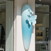Sculpture décorative en fibre de verre sur mesure, couleur et taille personnalisées, pour vitrine de magasin, ornement publicitaire pour salon de manucure