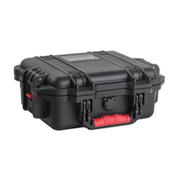 Boîtier de transport rigide en PP de petite taille, de bonne qualité, étanche IP67, antichoc, pour la protection extérieure des équipements de drone, avec mousse personnalisée