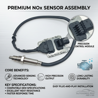 Sensor de NOx Estándar OEM TB 12V 5698479 para Cummins QSB ISB, Sistema SCR para Vehículos Comerciales, 12 Meses de Garantía