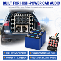 Sel Baterai Prisma LiFePO4 3.2V 20Ah LF22K 22Ah High Rate dengan Penyeimbang Aktif Opsional untuk Audio Mobil dan Bank Lithium