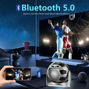 Projecteur LCD LED de poche JY360 à courte focale, 160 lumens ANSI, 720p natif, 4K max, Android 13 intégré, 3D, projecteur portable pour la maison - Product Image 2
