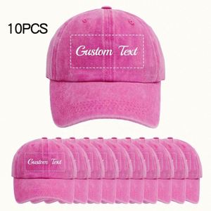 Casquette de baseball brodée personnalisable, ajustable, MOQ d'une seule pièce, avec logo personnalisé, en tissu éponge pour hommes et femmes - Product Image 3