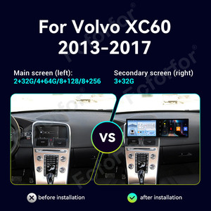 23 ''Màn hình kép đài phát thanh xe cho Volvo XC60 2013-2017 <span class=keywords><strong>Android</strong></span> 14 GPS <span class=keywords><strong>navigation</strong></span> đa phương tiện Player không dây Carplay đơn vị đứng đầu - Product Image 2
