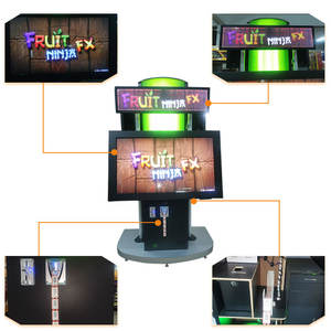 Machine de jeu vidéo <span class=keywords><strong>Fruit</strong></span> <span class=keywords><strong>Ninja</strong></span> à écran tactile à pièces pour parc d'attractions, avec système de redemption de tickets - Product Image 4