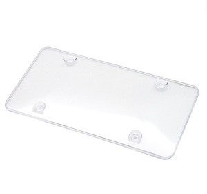 Protector de Marco para Placa de Matrícula con Diseño de Superficie Curva Transparente - Product Image 1