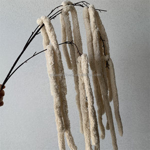 L-256 Vente en gros de fausses <span class=keywords><strong>plantes</strong></span> amaranthes à longues franges suspendues, fleurs artificielles <span class=keywords><strong>pour</strong></span> la décoration murale de mariage et de la maison - Product Image 4