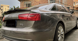 สปอยเลอร์หลังทรง M4 สำหรับรถยนต์ Audi A6 C7 Sedan ปี 2012 2013 2014 2015 2016 2017 2018 ชุดแต่งสปอยเลอร์ฝากระโปรงท้ายรถยนต์ ชิ้นส่วนภายนอก - Product Image 5