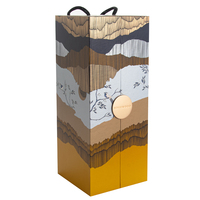 Großhandel Luxus Custom Logo Design Magnetische Doppeltür Lebensmittel Geschenk box Moon Cake Dessert Papier box Verpackung mit 6 Schubladen Boxen