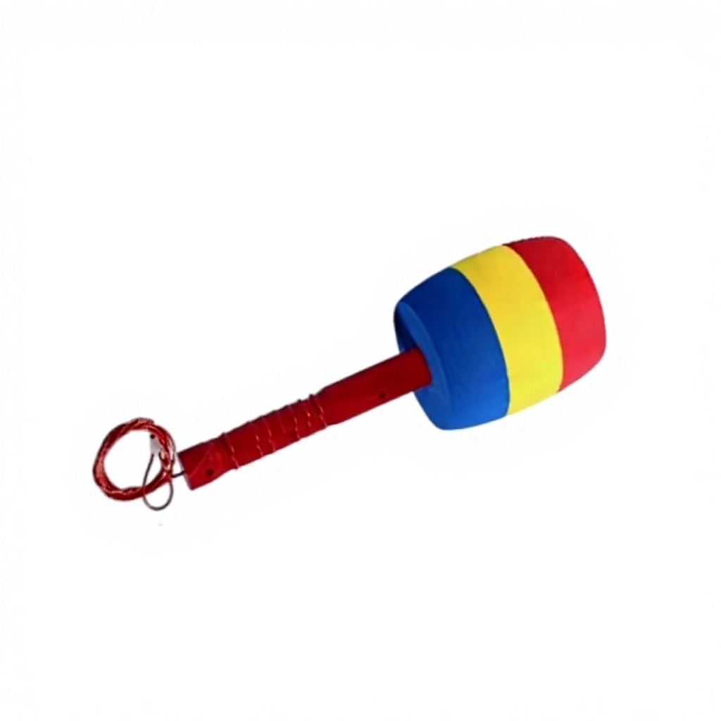 Red-Tricolor hammer with red handle