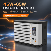 Casier de charge pour ordinateur portable de 15,6 pouces, sécurisé pour les enfants, avec bords arrondis, 7 emplacements, 65W Type C Fast PD, TUV CE, acier SPCC, pour l'école