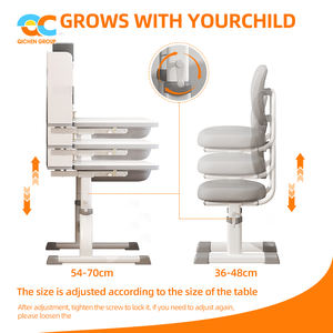 Wettbewerbs fähige Preise Komplettes, komfortables Schreibtisch-und Stuhlset Verstellbarer Kinder schreibtisch Schlafzimmer-Kinder tisch mit industrieller Stärke - Product Image 5