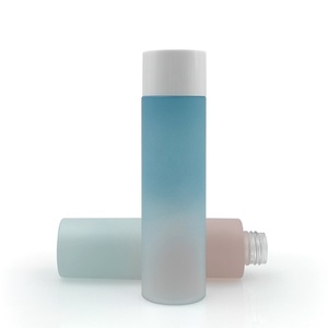 Wholesale Custom Logo Printed 40Ml Round <b>Empty</b> Matte Frosted Screw Cap Lotion Cream Toner Cosmetic <b>Plastic</b> Packaging <b>Bottle</b> - Product Image 3