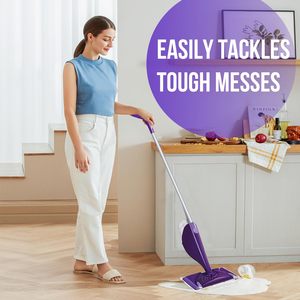 Recharges de tampons de vadrouille jetables compatibles avec le kit de tampons de vadrouille à pulvérisation multi-surfaces <span class=keywords><strong>Swiffer</strong></span> <span class=keywords><strong>WetJet</strong></span> pour le nettoyage des sols - Product Image 6