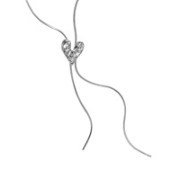 Conjunto de Joyería Y2K de Acero Inoxidable 304, Collar y Pulsera con Diseño de Corazón de Metal Líquido Electrolítico, Estilo Futurista para Mujer, Venta al Por Mayor