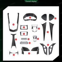 Kit intérieur en carbone sec Aven Tador 2011-2024 LP700 LP720S LP700 LP740 SVJ, autocollants et accessoires de remplacement pour voitures, pièces automobiles