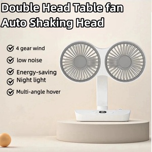 Ventilador de Escritorio Doble Cabezal Inteligente para el Hogar, Nuevo, Venta al por Mayor, Enfriamiento Rápido, Pantalla Digital, Gran Capacidad, Ventilador Oscilante Doméstico - Product Image 2