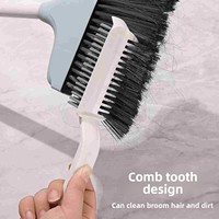 Brosse de nettoyage en plastique, balai, serpillière, grattoir à poils, brosse à joints de carrelage, brosse à poils multifonctionnelle pour le nettoyage domestique