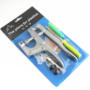 Pince à <span class=keywords><strong>pression</strong></span> manuelle en plastique, outils d'installation de plastique à quatre boucles <span class=keywords><strong>T5</strong></span> T8, livraison directe d'usine - Product Image 1