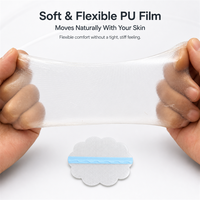 Patchs anti-frottement pour cuisses en film PU et gel de silicone, invisibles, réutilisables, imperméables, auto-adhésifs pour femmes
