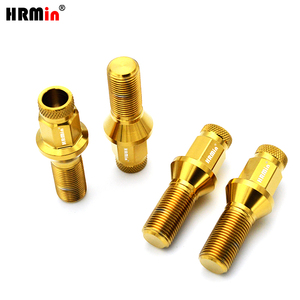 Pernos <span class=keywords><strong>de</strong></span> <span class=keywords><strong>rueda</strong></span> <span class=keywords><strong>de</strong></span> titanio Gr.5 Ti-6Al-4V con asiento cónico extendido <span class=keywords><strong>de</strong></span> 60 grados M14x1.25x28mm con llave <span class=keywords><strong>de</strong></span> titanio - Product Image 5