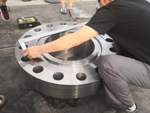 Giả mạo Duplex thép ASME b16.5 <span class=keywords><strong>ASTM</strong></span> <span class=keywords><strong>A182</strong></span> F44 F45 F51 F53 F55 F60 F61 DIN 1.4462 1/2 " - 12" BLF mù mặt bích 400 600 900 # - Product Image 4