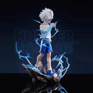 22cm cacciatori klua Zoldyck <span class=keywords><strong>Anime</strong></span> in piedi Action Figure con effetto speciale Pvc da collezione giocattolo ornamento modello regali - Product Image 4