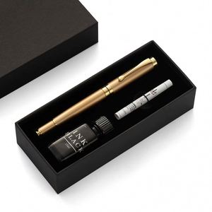 Advanced Business Metal <b>Pen</b> with Gift Box Luxury Fountain <b>Pen</b> Customizable logo Writing Width of 0.5mm Is for Corporat Promotion - Product Image 2