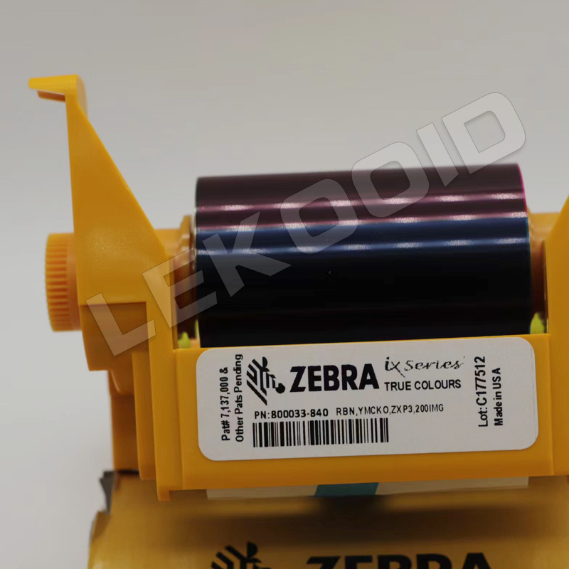 Zebra ZXP3 True Colours 800033-840 Ribbon Cartridge - YMCKO