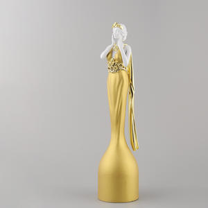 35cm Grand trophée créatif en métal pur abstrait déesse <span class=keywords><strong>muse</strong></span> personnalisé <span class=keywords><strong>MUSE</strong></span> Design Award Art Sculpture - Product Image 3