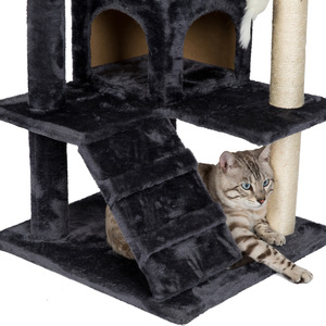 Arbre à chat de 51 pouces avec griffoir et plateforme de saut pour chats d'intérieur - Product Image 2